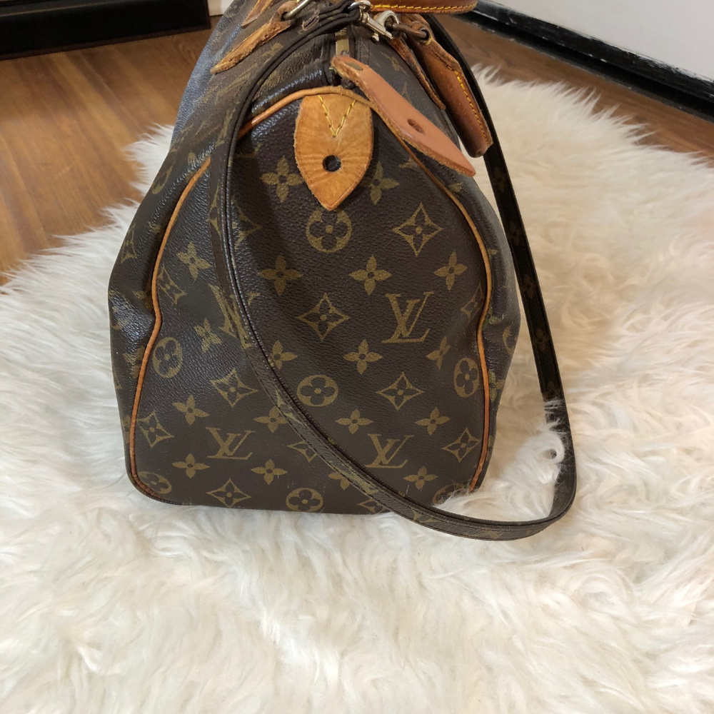 Vuitton Mallitier Speedy 35 Monogram Canvas Satche - Picture 5 of 8